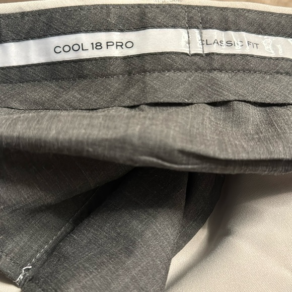 Haggar Cool 18 Pro classic fit pants in stone - Picture 5 of 5